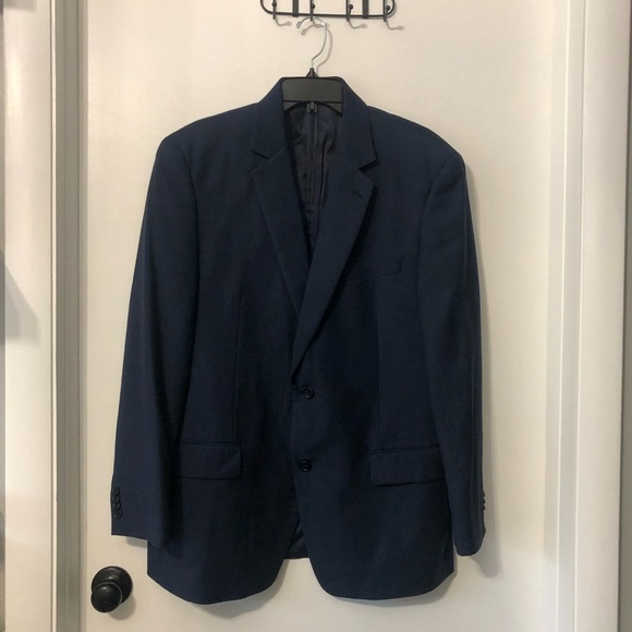 Michael Kors Men's Classic Navy Suit Jacket Blazer Size 42R - Picture 1 of 6